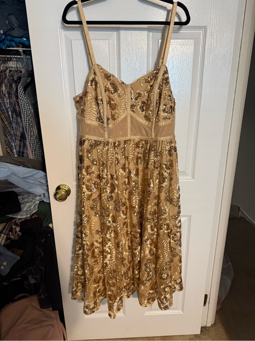 Gold torrid dress - Picture 1 of 3